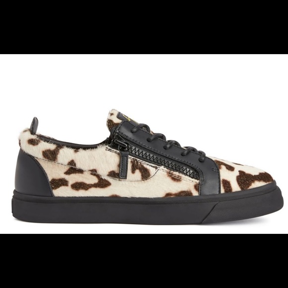 giuseppe zanotti spotted ponyhair trainer NEW/AUTH